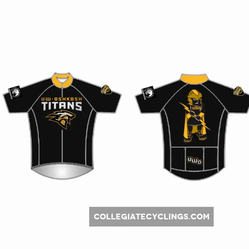 UW UNIVERSITY OF WISCONSIN OSHKOSH TITANS Cycling Jersey