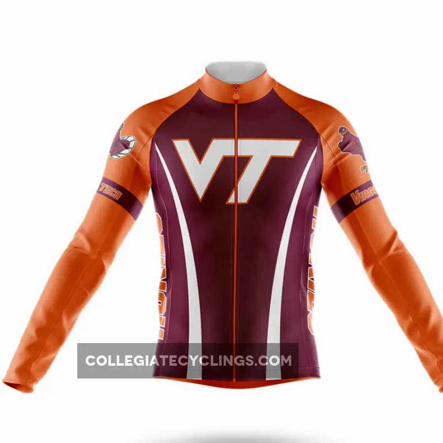 Virginia Tech Long Sleeve Cycling Jersey
