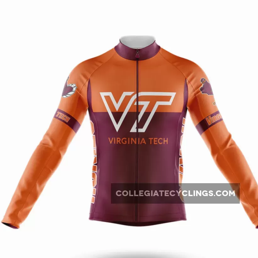 Virginia Tech Long Sleeve Cycling Jersey Ver.2