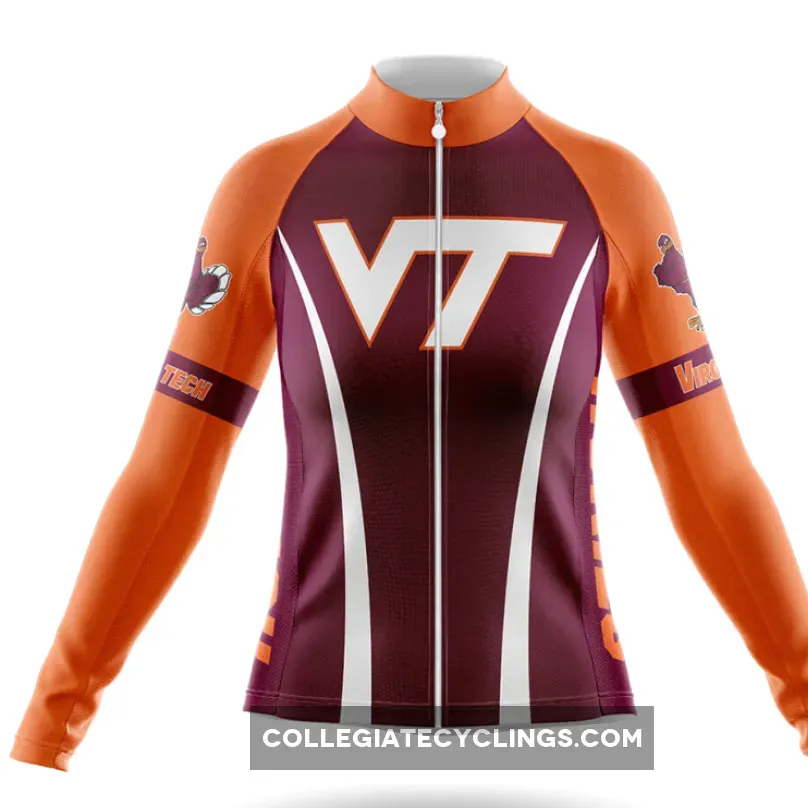 Virginia Tech - Women's Long Sleeve Cycling Jersey