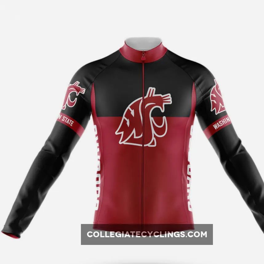 Washington State University Long Sleeve Cycling Jersey Ver.2