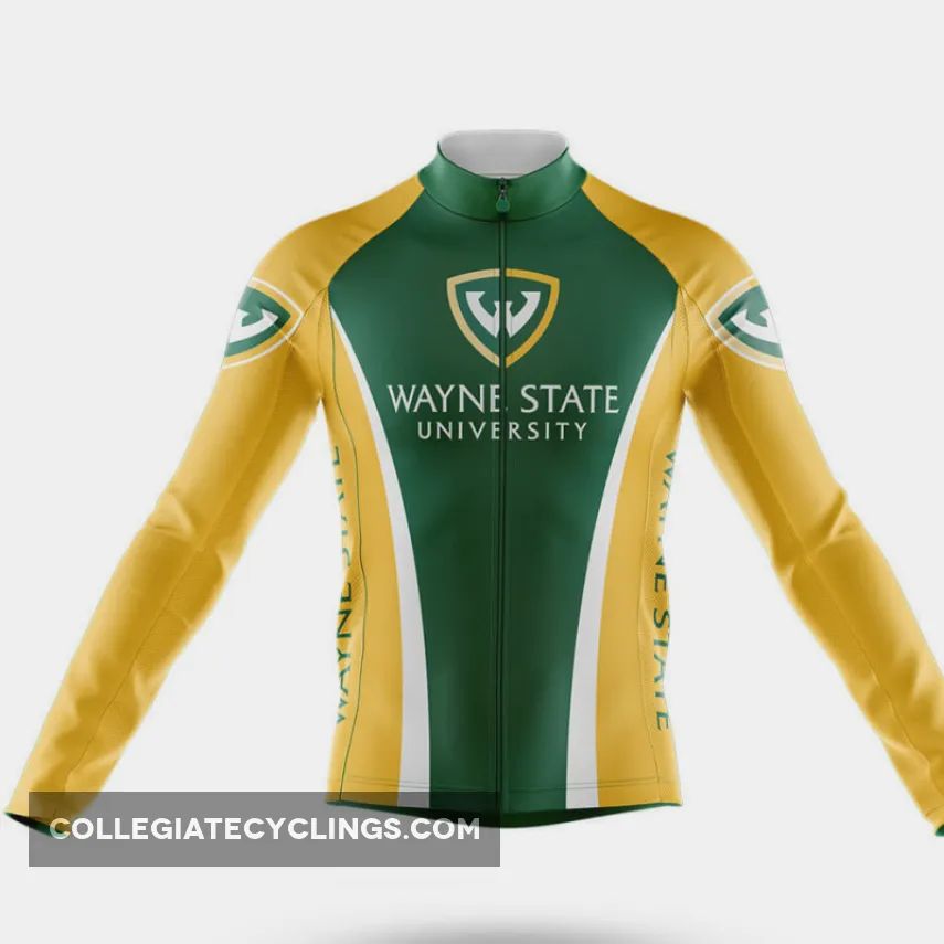 Wayne State University Long Sleeve Cycling Jersey