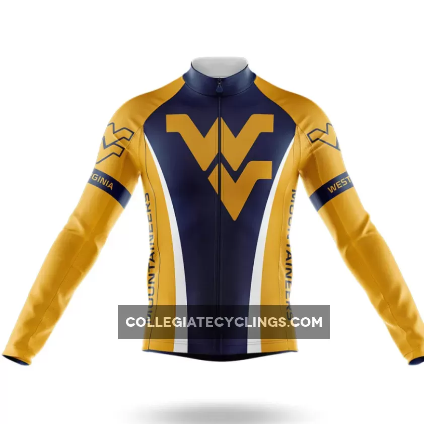 West Virginia University Long Sleeve Cycling Jersey