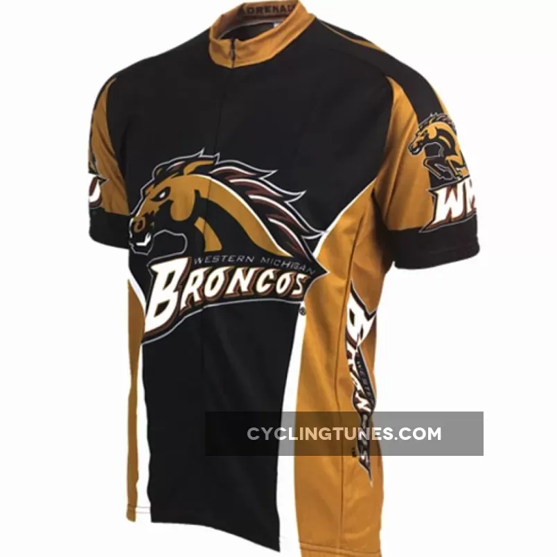 Western Michigan University Buster Bronco Cycling Short Sleeve Jersey